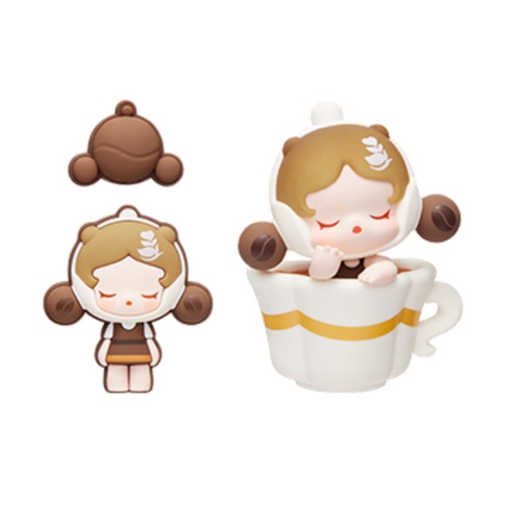 SKULLPANDA - POP MART Pop Bean Coffee Factory Decoration Charm & Wrist Strap